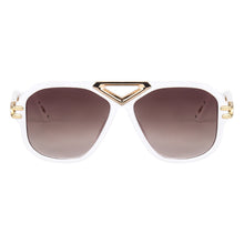 Luxury Oversized Aviator Sunglasses for Women | Retro Geometric V-Bridge UV400 Designer Eyewear