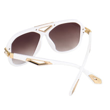 Luxury Oversized Aviator Sunglasses for Women | Retro Geometric V-Bridge UV400 Designer Eyewear