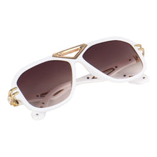 Luxury Oversized Aviator Sunglasses for Women | Retro Geometric V-Bridge UV400 Designer Eyewear