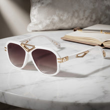 Luxury Oversized Aviator Sunglasses for Women | Retro Geometric V-Bridge UV400 Designer Eyewear