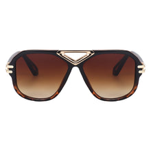 Luxury Oversized Aviator Sunglasses for Women | Retro Geometric V-Bridge UV400 Designer Eyewear
