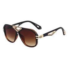 Luxury Oversized Aviator Sunglasses for Women | Retro Geometric V-Bridge UV400 Designer Eyewear