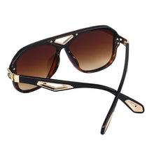 Luxury Oversized Aviator Sunglasses for Women | Retro Geometric V-Bridge UV400 Designer Eyewear
