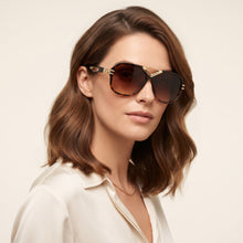Luxury Oversized Aviator Sunglasses for Women | Retro Geometric V-Bridge UV400 Designer Eyewear