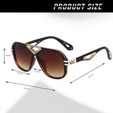 Luxury Oversized Aviator Sunglasses for Women | Retro Geometric V-Bridge UV400 Designer Eyewear
