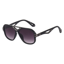 Luxury Oversized Aviator Sunglasses for Women | Retro Geometric V-Bridge UV400 Designer Eyewear