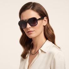 Luxury Oversized Aviator Sunglasses for Women | Retro Geometric V-Bridge UV400 Designer Eyewear