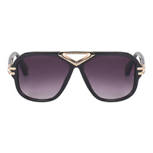 Luxury Oversized Aviator Sunglasses for Women | Retro Geometric V-Bridge UV400 Designer Eyewear