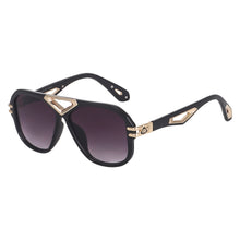 Luxury Oversized Aviator Sunglasses for Women | Retro Geometric V-Bridge UV400 Designer Eyewear