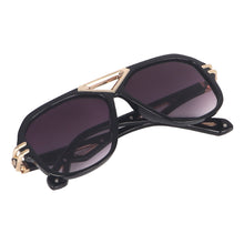 Luxury Oversized Aviator Sunglasses for Women | Retro Geometric V-Bridge UV400 Designer Eyewear