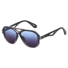 Luxury Oversized Aviator Sunglasses for Women | Retro Geometric V-Bridge UV400 Designer Eyewear