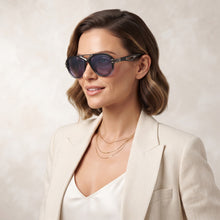 Luxury Oversized Aviator Sunglasses for Women | Retro Geometric V-Bridge UV400 Designer Eyewear
