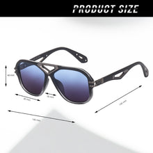 Luxury Oversized Aviator Sunglasses for Women | Retro Geometric V-Bridge UV400 Designer Eyewear