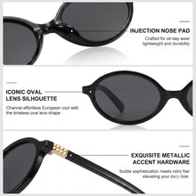 LIWAZO Y2K Slim Oval Sunglasses | High-Definition Anti-Glare UV400 Acetate Frames