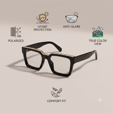 Oversized Square Eyewear for Women | UV400 Sunglasses & Blue Light Glasses | Premium Fashion Frame
