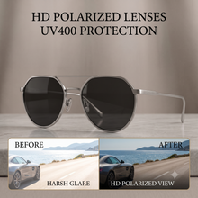 Hexagonal Double-Bridge Sunglasses for Men & Women | Retro Geometric Wire Frame UV400 Protection Eyewear