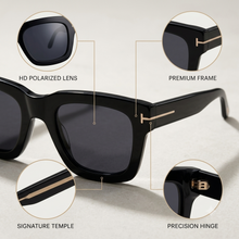 LIWAZO Bold Square Sunglasses – UV400 Protection, Polycarbonate Lenses, Unisex Eyewear