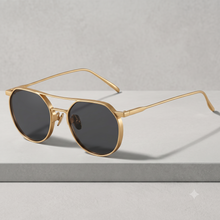 Hexagonal Double-Bridge Sunglasses for Men & Women | Retro Geometric Wire Frame UV400 Protection Eyewear