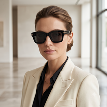 LIWAZO Bold Square Sunglasses – UV400 Protection, Polycarbonate Lenses, Unisex Eyewear