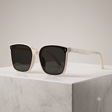 Oversized Korean Square Sunglasses for Women | Korean Style Flat-Top UV400 Eyewear