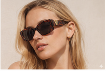 Retro Cat Eye Sunglasses for Women | UV400 Premium Fashion Eyewear | Luxury V Temple Frame