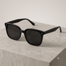 Oversized Korean Square Sunglasses for Women | Korean Style Flat-Top UV400 Eyewear