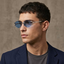 Luxury Rimless Geometric Sunglasses for Men & Women | Diamond-Cut Polygon Lenses with Metallic Claw Accents & UV400 Protection