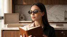 LIWAZO Y2K Slim Oval Sunglasses | High-Definition Anti-Glare UV400 Acetate Frames