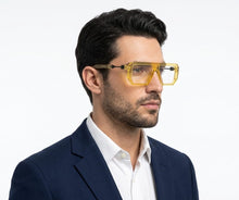 Premium Geometric Eyewear for Men | UV400 Sunglasses & Blue Light Glasses | Premium Square Fashion Frame