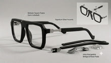 Premium Geometric Eyewear for Men | UV400 Sunglasses & Blue Light Glasses | Premium Square Fashion Frame