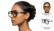 Premium Geometric Eyewear for Men | UV400 Sunglasses & Blue Light Glasses | Premium Square Fashion Frame
