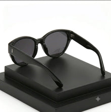 Korean Cat-Eye Oval Sunglasses for Women & Men | Designer Thick Frame UV400 Trendy Eyewear