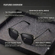 Architectural Square Retro Metal Sunglasses | Classic Double-Bridge UV400 Eyewear