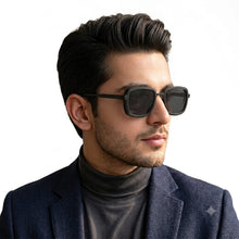 Architectural Square Retro Metal Sunglasses | Classic Double-Bridge UV400 Eyewear
