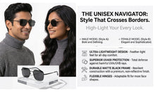 Retro Narrow Rectangular Sunglasses for Men & Women | Vintage Double-Bridge Metal Wire UV400 Eyewear