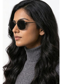Retro Narrow Rectangular Sunglasses for Men & Women | Vintage Double-Bridge Metal Wire UV400 Eyewear