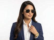 Retro Narrow Rectangular Sunglasses for Men & Women | Vintage Double-Bridge Metal Wire UV400 Eyewear