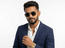 Retro Narrow Rectangular Sunglasses for Men & Women | Vintage Double-Bridge Metal Wire UV400 Eyewear