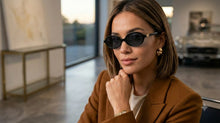 LIWAZO Y2K Slim Oval Sunglasses | High-Definition Anti-Glare UV400 Acetate Frames